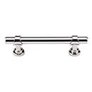 Top Knobs [M1289] Die Cast Zinc Cabinet Pull Handle - Bit Series - Standard Size - Polished Nickel Finish - 3 3/4&quot; C/C - 5 1/2&quot; L