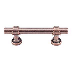 Top Knobs [M1746] Die Cast Zinc Cabinet Pull Handle - Bit Series - Standard Size - Antique Copper Finish - 3" C/C - 4 3/4" L