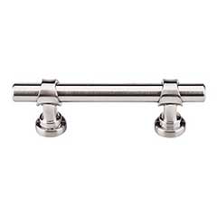 Top Knobs [M1747] Die Cast Zinc Cabinet Pull Handle - Bit Series - Standard Size - Brushed Satin Nickel Finish - 3&quot; C/C - 4 3/4&quot; L
