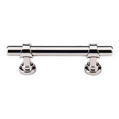 Top Knobs [M1748] Die Cast Zinc Cabinet Pull Handle - Bit Series - Standard Size - Polished Nickel Finish - 3&quot; C/C - 4 3/4&quot; L