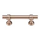 Top Knobs [M1750] Die Cast Zinc Cabinet Pull Handle - Bit Series - Standard Size - Brushed Bronze Finish - 3" C/C - 4 3/4" L
