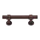 Top Knobs [M1751] Die Cast Zinc Cabinet Pull Handle - Bit Series - Standard Size - Patina Rouge Finish - 3" C/C - 4 3/4" L