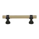 Top Knobs [M2705] Die Cast Zinc Cabinet Pull Handle - Bit Series - Standard Size - Honey Bronze &amp; Flat Black Finish - 3 3/4&quot; C/C - 5 1/2&quot; L