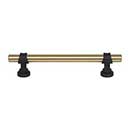 Top Knobs [M2717] Die Cast Zinc Cabinet Pull Handle - Bit Series - Oversized - Honey Bronze &amp; Flat Black Finish - 5 1/16&quot; C/C - 6 25/32&quot; L