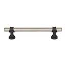 Top Knobs [M2719] Die Cast Zinc Cabinet Pull Handle - Bit Series - Oversized - Pewter Antique & Flat Black Finish - 5 1/16" C/C - 6 25/32" L