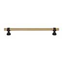 Top Knobs [M2753] Die Cast Zinc Cabinet Pull Handle - Bit Series - Oversized - Honey Bronze &amp; Flat Black Finish - 8 13/16&quot; C/C - 10 1/2&quot; L