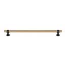 Top Knobs [M2765] Die Cast Zinc Cabinet Pull Handle - Bit Series - Oversized - Honey Bronze &amp; Flat Black Finish - 12&quot; C/C - 13 3/4&quot; L