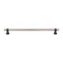 Top Knobs [M2767] Die Cast Zinc Cabinet Pull Handle - Bit Series - Oversized - Pewter Antique &amp; Flat Black Finish - 12&quot; C/C - 13 3/4&quot; L