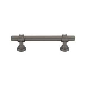 Top Knobs [M2831] Die Cast Zinc Cabinet Pull Handle - Bit Series - Standard Size - Ash Gray Finish - 3 3/4" C/C - 5 1/2" L
