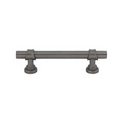 Top Knobs [M2831] Die Cast Zinc Cabinet Pull Handle - Bit Series - Standard Size - Ash Gray Finish - 3 3/4&quot; C/C - 5 1/2&quot; L