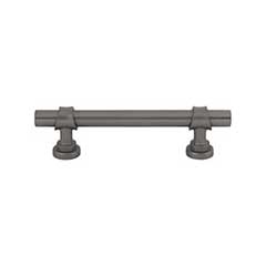 Top Knobs [M2831] Die Cast Zinc Cabinet Pull Handle - Bit Series - Standard Size - Ash Gray Finish - 3 3/4" C/C - 5 1/2" L