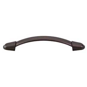 Top Knobs [M1203] Die Cast Zinc Cabinet Pull Handle - Buckle Series - Oversized - Oil Rubbed Bronze Finish - 5 1/16" C/C - 6 1/8" L