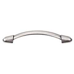 Top Knobs [M1205] Die Cast Zinc Cabinet Pull Handle - Buckle Series - Oversized - Pewter Antique Finish - 5 1/16&quot; C/C - 6 1/8&quot; L