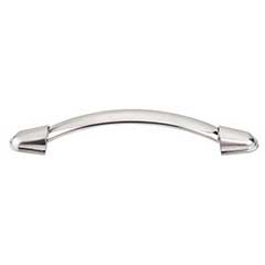 Top Knobs [M1266] Die Cast Zinc Cabinet Pull Handle - Buckle Series - Oversized - Brushed Satin Nickel Finish - 5 1/16&quot; C/C - 6 1/8&quot; L