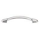 Top Knobs [M1266] Die Cast Zinc Cabinet Pull Handle - Buckle Series - Oversized - Brushed Satin Nickel Finish - 5 1/16" C/C - 6 1/8" L
