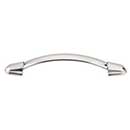 Top Knobs [M1266] Die Cast Zinc Cabinet Pull Handle - Buckle Series - Oversized - Brushed Satin Nickel Finish - 5 1/16&quot; C/C - 6 1/8&quot; L