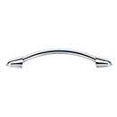 Top Knobs [M1933] Die Cast Zinc Cabinet Pull Handle - Buckle Series - Oversized - Polished Chrome Finish - 5 1/16&quot; C/C - 6 1/8&quot; L