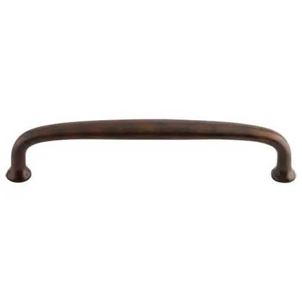 Top Knobs [M1186] Die Cast Zinc Cabinet Pull Handle - Charlotte Series - Oversized - Patina Rouge Finish - 6" C/C - 6 5/8" L