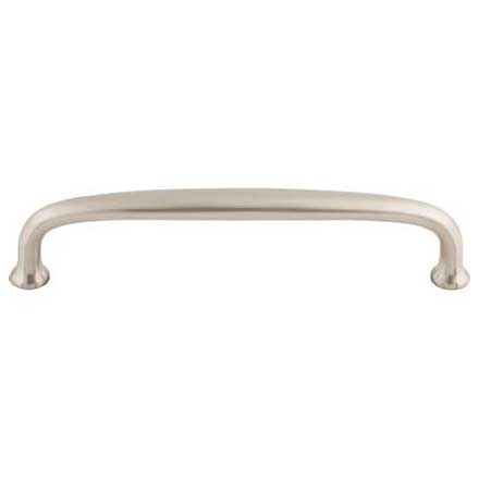 Top Knobs [M1277] Die Cast Zinc Cabinet Pull Handle - Charlotte Series - Oversized - Brushed Satin Nickel Finish - 6&quot; C/C - 6 5/8&quot; L