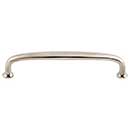 Top Knobs [M1278] Die Cast Zinc Cabinet Pull Handle - Charlotte Series - Oversized - Polished Nickel Finish - 6&quot; C/C - 6 5/8&quot; L
