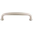 Top Knobs [M1279] Die Cast Zinc Cabinet Pull Handle - Charlotte Series - Standard Size - Brushed Satin Nickel Finish - 4&quot; C/C - 4 7/16&quot; L