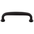 Top Knobs [M1681] Die Cast Zinc Cabinet Pull Handle - Charlotte Series - Standard Size - Flat Black Finish - 3&quot; C/C - 3 1/2&quot; L