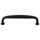 Top Knobs [M1682] Die Cast Zinc Cabinet Pull Handle - Charlotte Series - Standard Size - Flat Black Finish - 4&quot; C/C - 4 7/16&quot; L