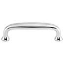 Top Knobs [M1913] Die Cast Zinc Cabinet Pull Handle - Charlotte Series - Standard Size - Polished Chrome Finish - 3&quot; C/C - 3 1/2&quot; L