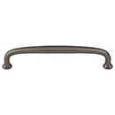 Top Knobs [M2110] Die Cast Zinc Cabinet Pull Handle - Charlotte Series - Oversized - Ash Gray Finish - 6&quot; C/C - 6 5/8&quot; L