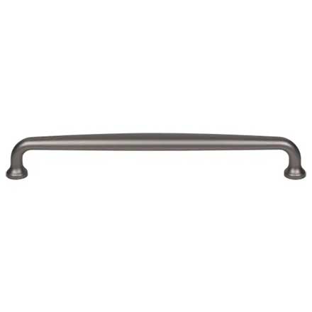Top Knobs [M2795] Die Cast Zinc Cabinet Pull Handle - Charlotte Series - Oversized - Ash Gray Finish - 8" C/C - 8 5/8" L