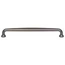 Top Knobs [M2795] Die Cast Zinc Cabinet Pull Handle - Charlotte Series - Oversized - Ash Gray Finish - 8" C/C - 8 5/8" L