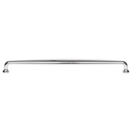 Top Knobs [M2802] Die Cast Zinc Cabinet Pull Handle - Charlotte Series - Oversized - Polished Chrome Finish - 12" C/C - 12 11/16" L
