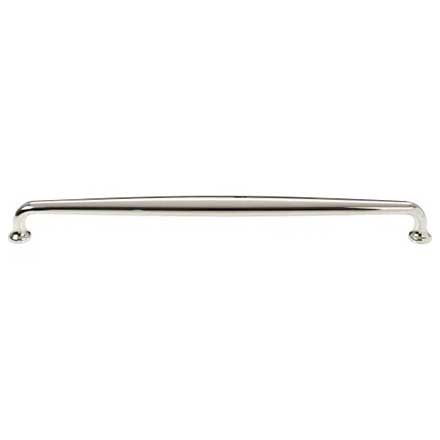 Top Knobs [M2803] Die Cast Zinc Cabinet Pull Handle - Charlotte Series - Oversized - Polished Nickel Finish - 12" C/C - 12 11/16" L
