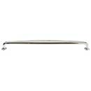 Top Knobs [M2803] Die Cast Zinc Cabinet Pull Handle - Charlotte Series - Oversized - Polished Nickel Finish - 12" C/C - 12 11/16" L
