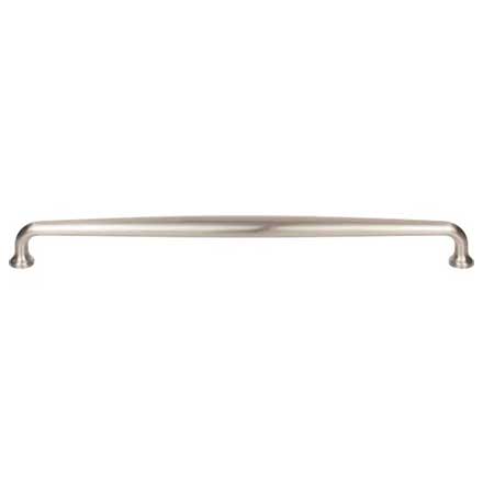 Top Knobs [M2804] Die Cast Zinc Cabinet Pull Handle - Charlotte Series - Oversized - Brushed Satin Nickel Finish - 12&quot; C/C - 12 11/16&quot; L