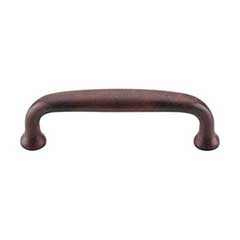 Top Knobs [M1192] Die Cast Zinc Cabinet Pull Handle - Charlotte Series - Standard Size - Patina Rouge Finish - 3&quot; C/C - 3 1/2&quot; L