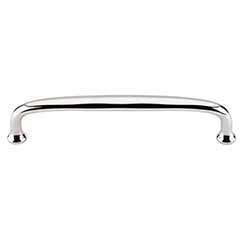 Top Knobs [M1278] Die Cast Zinc Cabinet Pull Handle - Charlotte Series - Oversized - Polished Nickel Finish - 6&quot; C/C - 6 5/8&quot; L