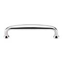 Top Knobs [M1280] Die Cast Zinc Cabinet Pull Handle - Charlotte Series - Standard Size - Polished Nickel Finish - 4" C/C - 4 7/16" L