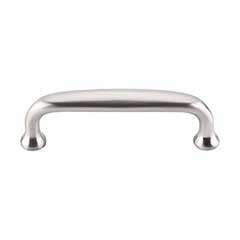 Top Knobs [M1281] Die Cast Zinc Cabinet Pull Handle - Charlotte Series - Standard Size - Brushed Satin Nickel Finish - 3&quot; C/C - 3 1/2&quot; L