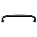 Top Knobs [M1683] Die Cast Zinc Cabinet Pull Handle - Charlotte Series - Oversized - Flat Black Finish - 6" C/C - 6 5/8" L