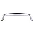 Top Knobs [M1915] Die Cast Zinc Cabinet Pull Handle - Charlotte Series - Standard Size - Polished Chrome Finish - 4" C/C - 4 7/16" L