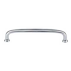 Top Knobs [M1917] Die Cast Zinc Cabinet Pull Handle - Charlotte Series - Oversized - Polished Chrome Finish - 6&quot; C/C - 6 5/8&quot; L