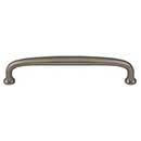 Top Knobs [M2110] Die Cast Zinc Cabinet Pull Handle - Charlotte Series - Oversized - Ash Gray Finish - 6&quot; C/C - 6 5/8&quot; L