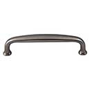 Top Knobs [M2116] Die Cast Zinc Cabinet Pull Handle - Charlotte Series - Standard Size - Ash Gray Finish - 4" C/C - 4 7/16" L