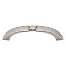 Top Knobs [M1208] Die Cast Zinc Cabinet Pull Handle - Lida Series - Standard Size - Pewter Antique Finish - 3 3/4" C/C - 4 5/8" L