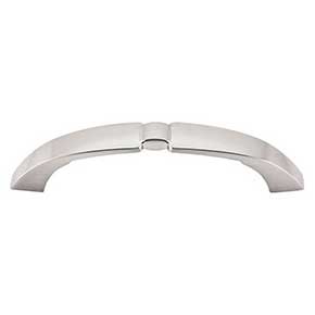 Top Knobs [M1290] Die Cast Zinc Cabinet Pull Handle - Lida Series - Standard Size - Brushed Satin Nickel Finish - 3 3/4" C/C - 4 5/8" L