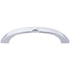 Top Knobs [M1935] Die Cast Zinc Cabinet Pull Handle - Lida Series - Standard Size - Polished Chrome Finish - 3 3/4&quot; C/C - 4 5/8&quot; L