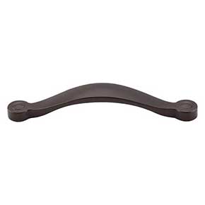 Top Knobs [M1218] Die Cast Zinc Cabinet Pull Handle - Saddle Series - Oversized - Oil Rubbed Bronze Finish - 5 1/16" C/C - 5 3/4" L