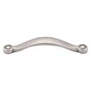 Top Knobs [M1220] Die Cast Zinc Cabinet Pull Handle - Saddle Series - Oversized - Pewter Antique Finish - 5 1/16" C/C - 5 3/4" L