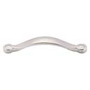 Top Knobs [M1262] Die Cast Zinc Cabinet Pull Handle - Saddle Series - Oversized - Brushed Satin Nickel Finish - 5 1/16" C/C - 5 3/4" L